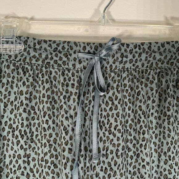 Gap Body Sleep Shorts Women’s XS Green Cheetah Print Soft High Rise - Picture 3 of 7